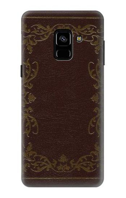 W3553 Couverture Livre millésimé Etui Coque Housse et Flip Housse Cuir pour Samsung Galaxy A8 (2018)