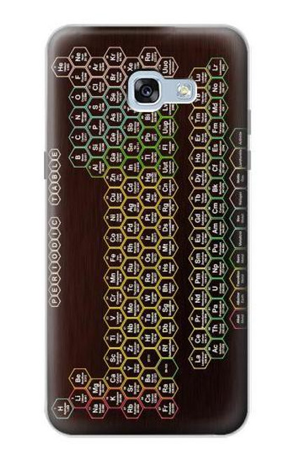 W3544 Néon Honeycomb Tableau périodique Etui Coque Housse et Flip Housse Cuir pour Samsung Galaxy A5 (2017)