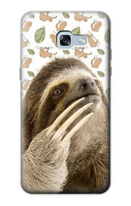 W3559 Motif Sloth Etui Coque Housse et Flip Housse Cuir pour Samsung Galaxy A5 (2017)