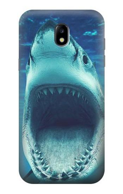 W3548 Requin-tigre Etui Coque Housse et Flip Housse Cuir pour Samsung Galaxy J5 (2017) EU Version