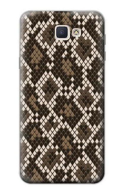 W3389 Seamless Serpent Motif graphique Peau Etui Coque Housse et Flip Housse Cuir pour Samsung Galaxy J7 Prime (SM-G610F)