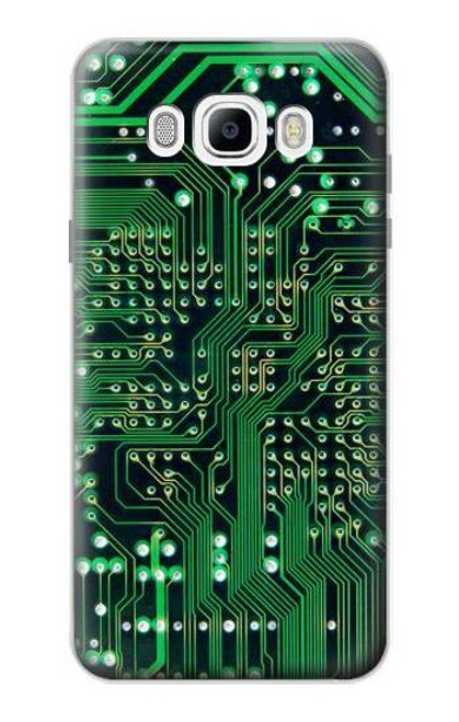 W3392 Electronique Circuit de carte graphique Etui Coque Housse et Flip Housse Cuir pour Samsung Galaxy J7 (2016)