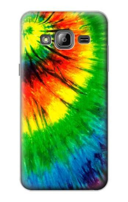 W3422 tie Dye Etui Coque Housse et Flip Housse Cuir pour Samsung Galaxy J3 (2016)