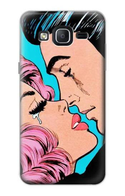 W3469 Pop Art Etui Coque Housse et Flip Housse Cuir pour Samsung Galaxy On5