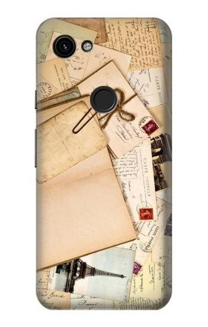 W3397 cartes postales souvenirs Etui Coque Housse et Flip Housse Cuir pour Google Pixel 3a