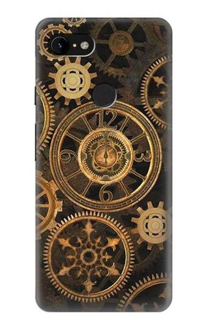 W3442 vitesse d'horloge Etui Coque Housse et Flip Housse Cuir pour Google Pixel 3 XL