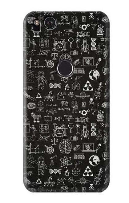 W3426 Noirboard sciences Etui Coque Housse et Flip Housse Cuir pour Google Pixel 2