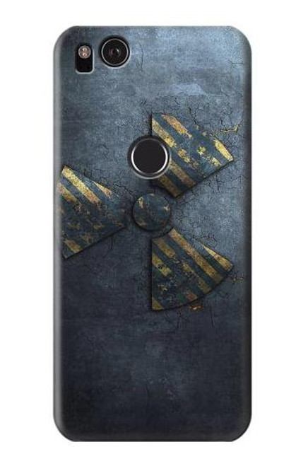 W3438 danger radioactif Etui Coque Housse et Flip Housse Cuir pour Google Pixel 2