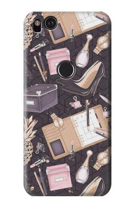 W3448 Mode Etui Coque Housse et Flip Housse Cuir pour Google Pixel 2