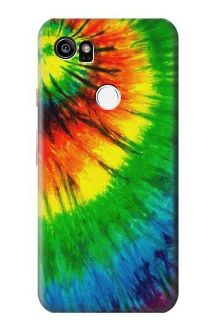 W3422 tie Dye Etui Coque Housse et Flip Housse Cuir pour Google Pixel 2 XL