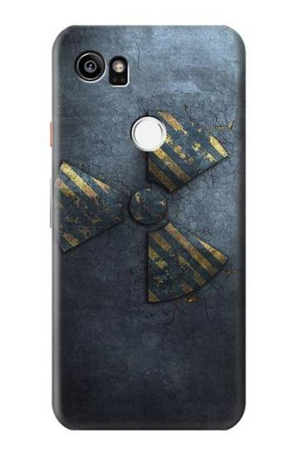 W3438 danger radioactif Etui Coque Housse et Flip Housse Cuir pour Google Pixel 2 XL