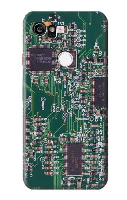 W3519 Electronique Circuit Board graphique Etui Coque Housse et Flip Housse Cuir pour Google Pixel 2 XL