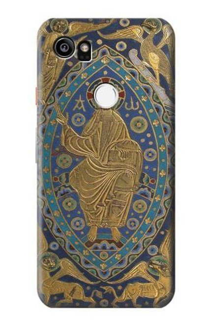 W3620 Livre Couverture Majesty Christ Etui Coque Housse et Flip Housse Cuir pour Google Pixel 2 XL