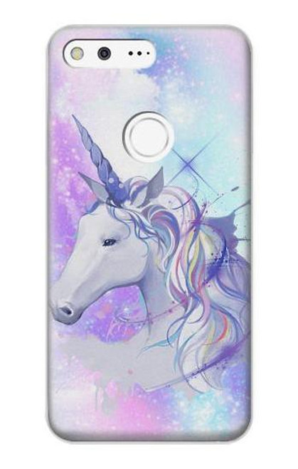 W3375 Licorne Etui Coque Housse et Flip Housse Cuir pour Google Pixel XL