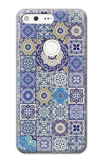 W3537 Motif marocain Mosaïque Etui Coque Housse et Flip Housse Cuir pour Google Pixel XL