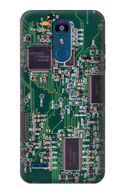 W3519 Electronique Circuit Board graphique Etui Coque Housse et Flip Housse Cuir pour LG K8 (2018)