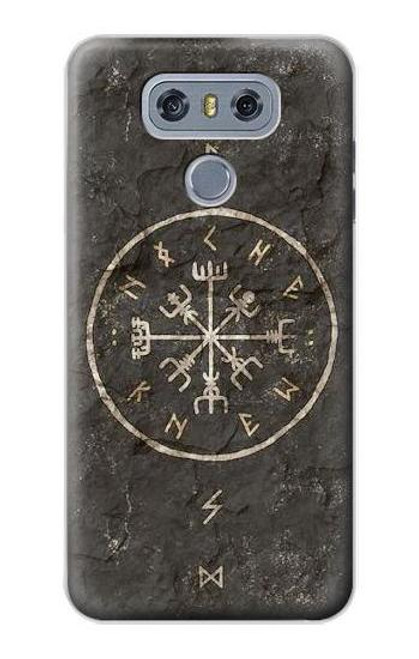 W3413 Ancient Norse Viking Symbole Etui Coque Housse et Flip Housse Cuir pour LG G6