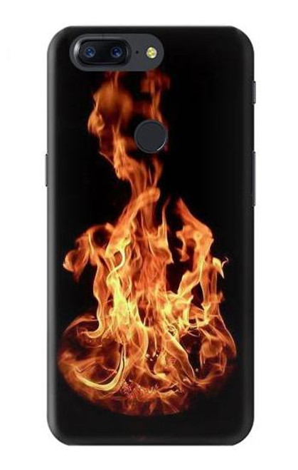 W3379 Cadre d'incendie Etui Coque Housse et Flip Housse Cuir pour OnePlus 5T