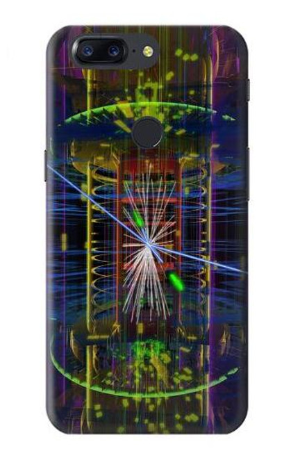 W3545 Collision de particules Quantiques Etui Coque Housse et Flip Housse Cuir pour OnePlus 5T