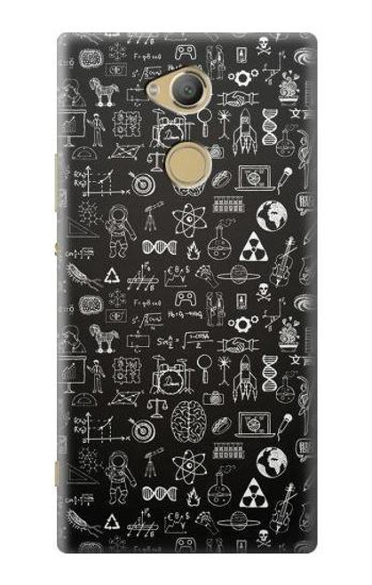 W3426 Noirboard sciences Etui Coque Housse et Flip Housse Cuir pour Sony Xperia XA2 Ultra