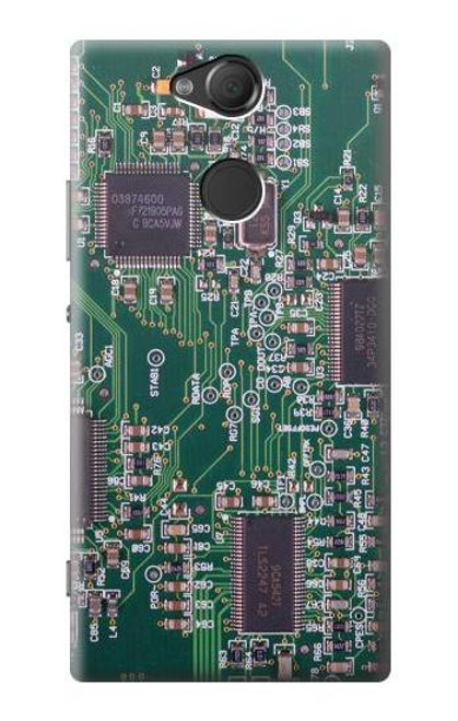 W3519 Electronique Circuit Board graphique Etui Coque Housse et Flip Housse Cuir pour Sony Xperia XA2