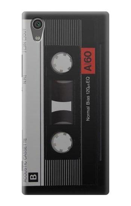 W3516 Ruban cassette millésimé Etui Coque Housse et Flip Housse Cuir pour Sony Xperia XA1