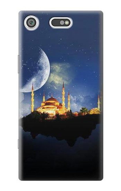 W3506 islamique Ramadan Etui Coque Housse et Flip Housse Cuir pour Sony Xperia XZ1