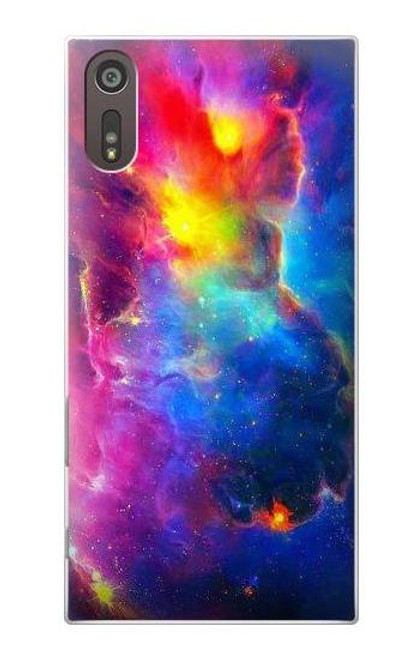 W3371 Ciel de nébuleuse Etui Coque Housse et Flip Housse Cuir pour Sony Xperia XZ