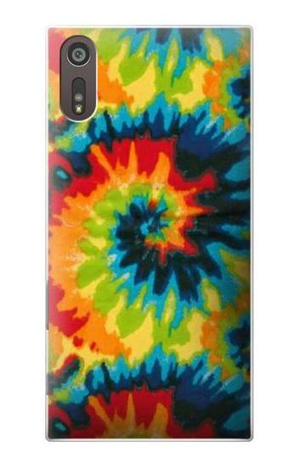 W3459 tie Dye Etui Coque Housse et Flip Housse Cuir pour Sony Xperia XZ