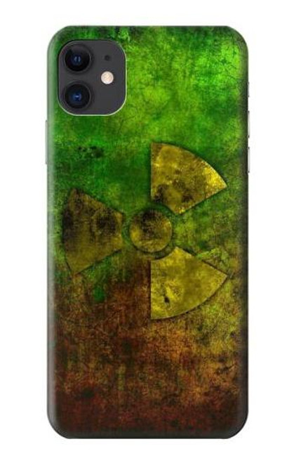 W3202 Symbole de danger radioactif nucléaire Etui Coque Housse et Flip Housse Cuir pour iPhone 11