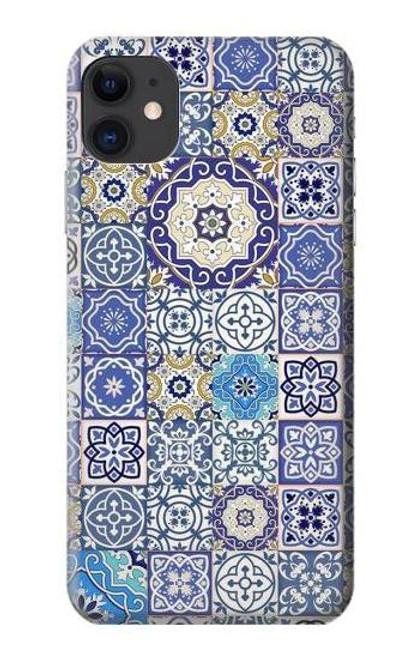 W3537 Motif marocain Mosaïque Etui Coque Housse et Flip Housse Cuir pour iPhone 11