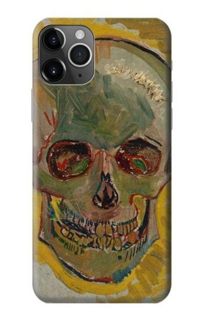 W3359 Vincent Van Gogh Crâne Etui Coque Housse et Flip Housse Cuir pour iPhone 11 Pro