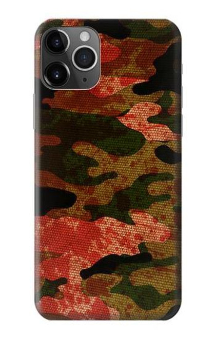 W3393 Camouflage sang Splatter Etui Coque Housse et Flip Housse Cuir pour iPhone 11 Pro