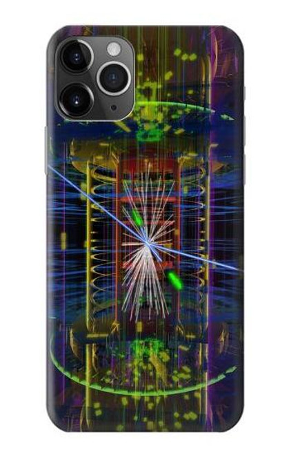 W3545 Collision de particules Quantiques Etui Coque Housse et Flip Housse Cuir pour iPhone 11 Pro