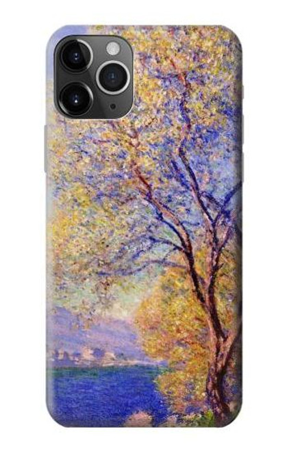 W3339 Claude Monet Antibes vue des jardins Salis Etui Coque Housse et Flip Housse Cuir pour iPhone 11 Pro Max