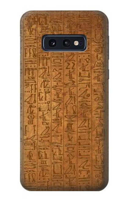 W2805 Égyptien Papyrus d'Ani Etui Coque Housse et Flip Housse Cuir pour Samsung Galaxy S10e