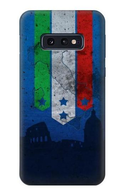 W2983 Italie Football Football Etui Coque Housse et Flip Housse Cuir pour Samsung Galaxy S10e