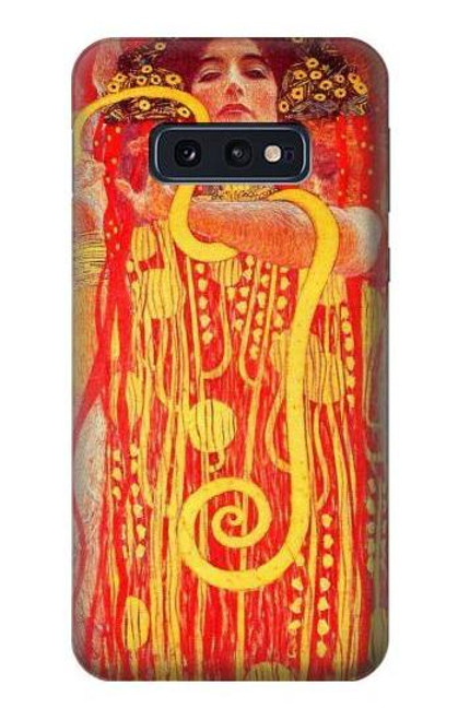 W3352 Gustav Klimt Médecine Etui Coque Housse et Flip Housse Cuir pour Samsung Galaxy S10e