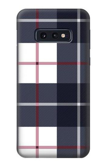 W3452 Plaid en tissu Etui Coque Housse et Flip Housse Cuir pour Samsung Galaxy S10e