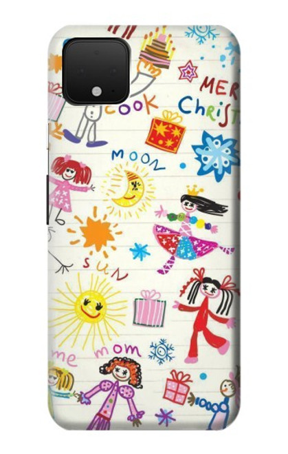 W3280 Dessin enfants Etui Coque Housse et Flip Housse Cuir pour Google Pixel 4 XL