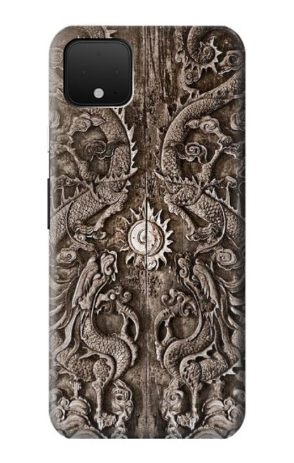 W3395 dragon Porte Etui Coque Housse et Flip Housse Cuir pour Google Pixel 4 XL