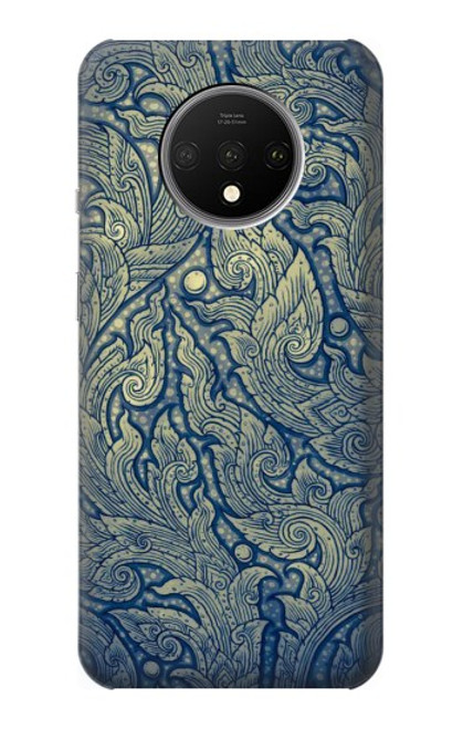 W0568 Art de la peinture thaïlandaise Etui Coque Housse et Flip Housse Cuir pour OnePlus 7T