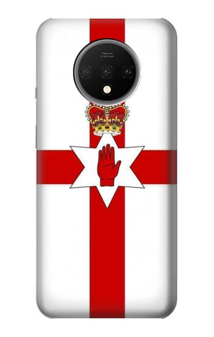 W3089 Drapeau de l'Irlande du Nord Etui Coque Housse et Flip Housse Cuir pour OnePlus 7T