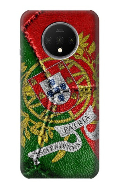 W3300 Portugal Drapeau graphique Football Millésime Etui Coque Housse et Flip Housse Cuir pour OnePlus 7T