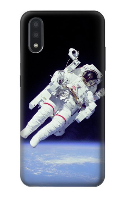 W3616 Astronaute Etui Coque Housse et Flip Housse Cuir pour Samsung Galaxy A01