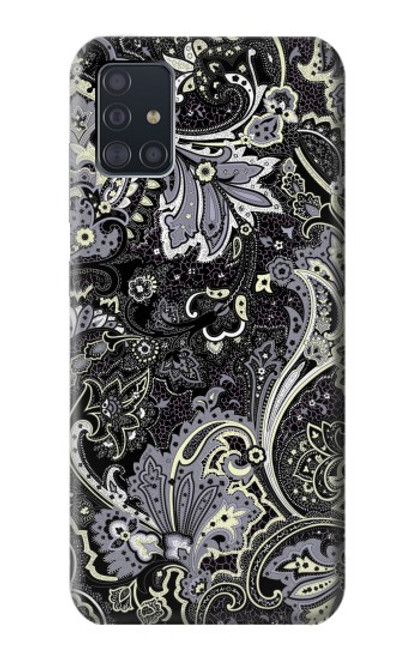 W3251 Motif Batik Fleur Etui Coque Housse et Flip Housse Cuir pour Samsung Galaxy A51