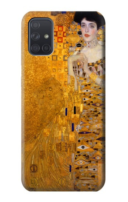 W3332 Gustav Klimt Adele Bloch Bauer Etui Coque Housse et Flip Housse Cuir pour Samsung Galaxy A71