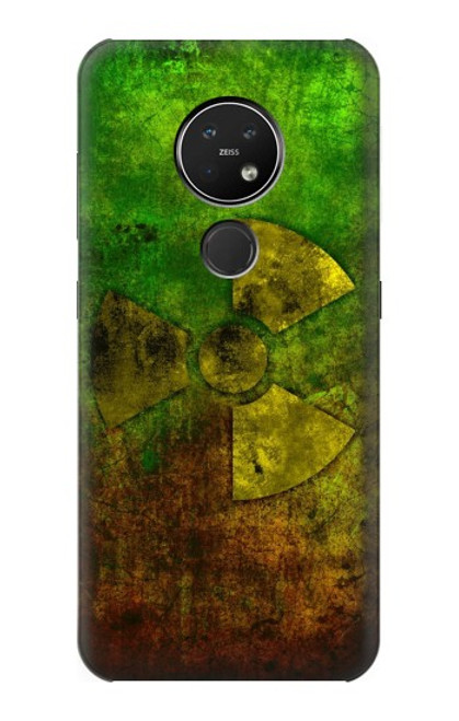 W3202 Symbole de danger radioactif nucléaire Etui Coque Housse et Flip Housse Cuir pour Nokia 7.2