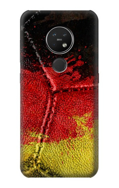 W3303 Allemagne Drapeau graphique Football Millésime Etui Coque Housse et Flip Housse Cuir pour Nokia 7.2