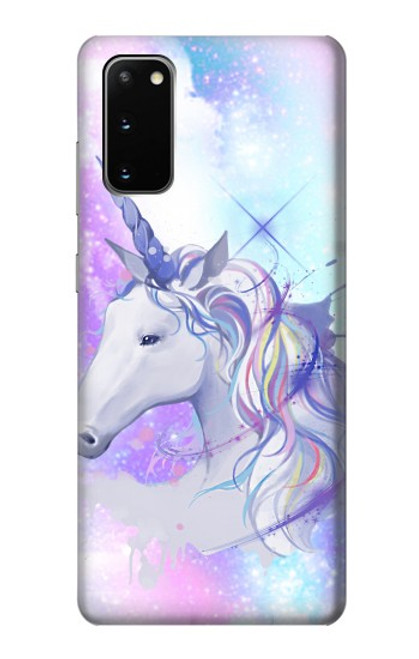 W3375 Licorne Etui Coque Housse et Flip Housse Cuir pour Samsung Galaxy S20